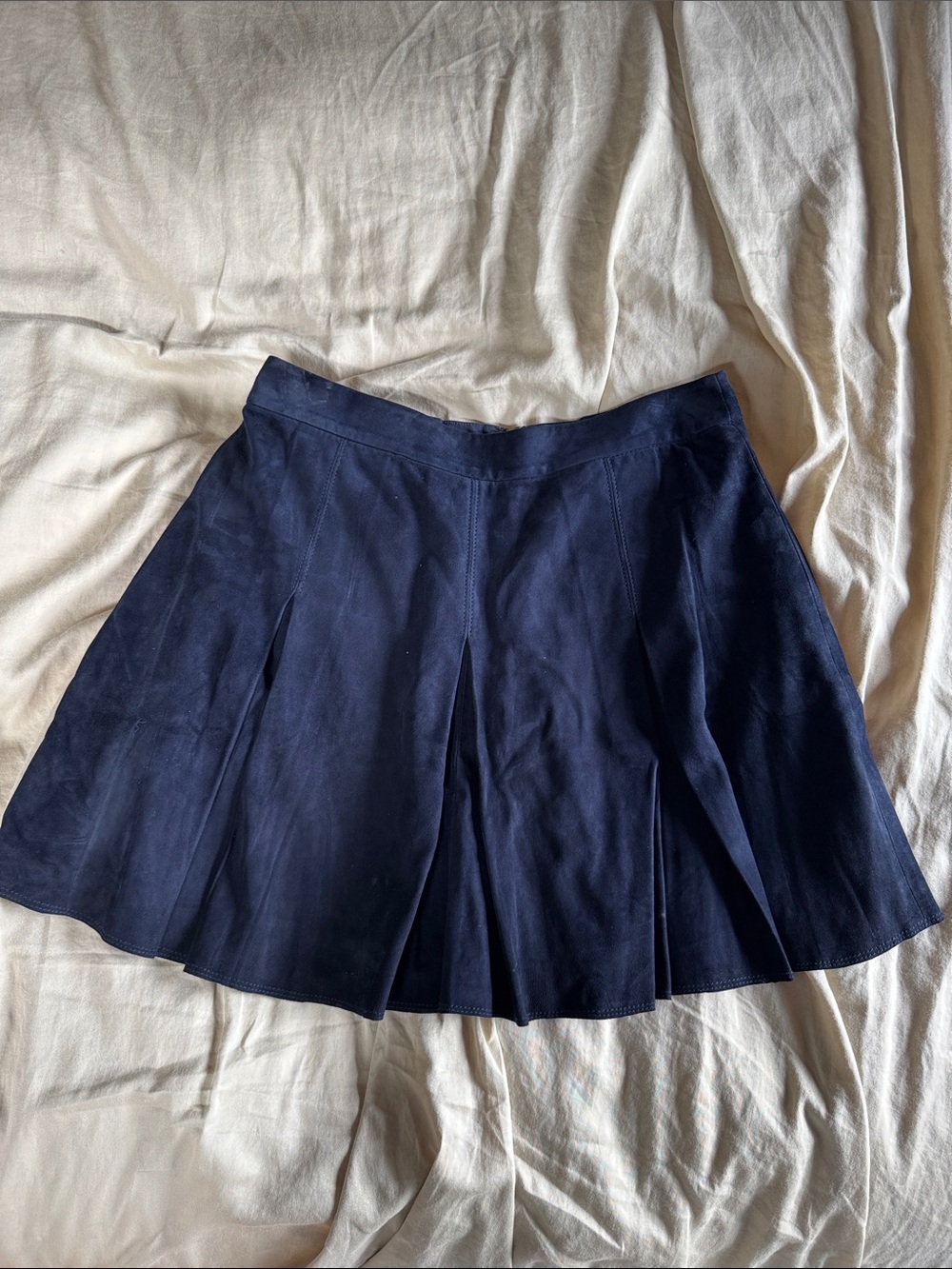 Leather Alice and Olivia mini skirt